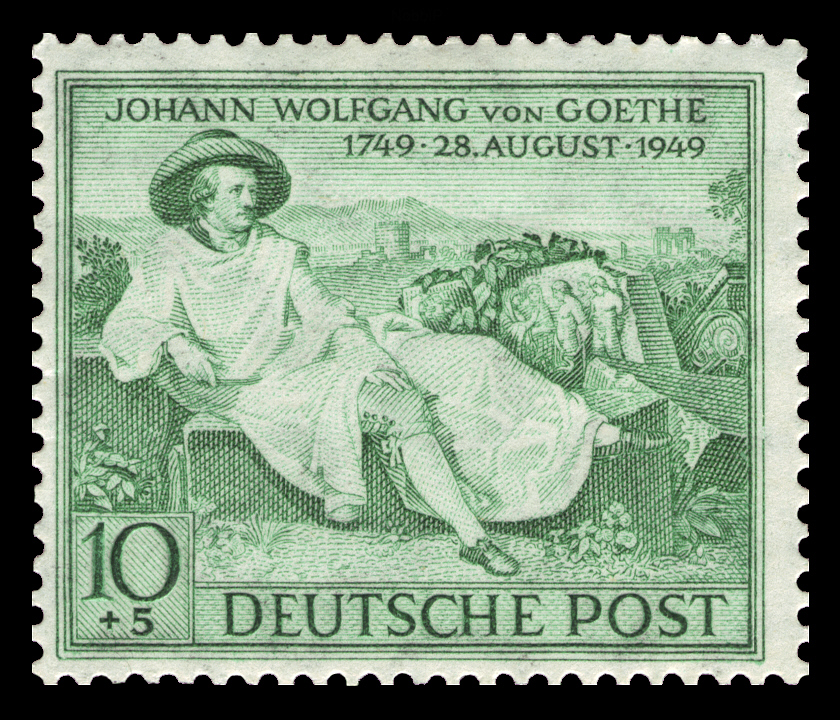 200. Geburtstag von Johann Wolfgang von Goethe (1749—1832) - Goethe in der Campagna - Johann Heinrich Wilhelm Tischbein