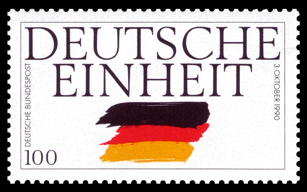 Sondermarke zur Deutschen Einheit am 3. Oktober 1990