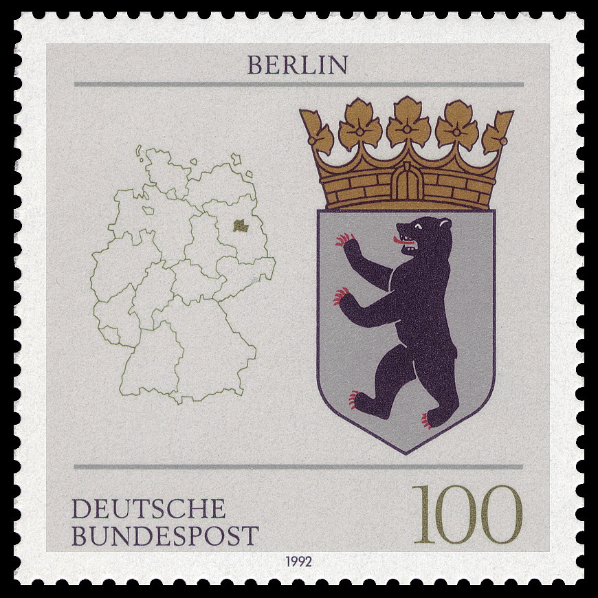 Wappen der 16 Länder der Bundesrepublik Deutschland - Berlin