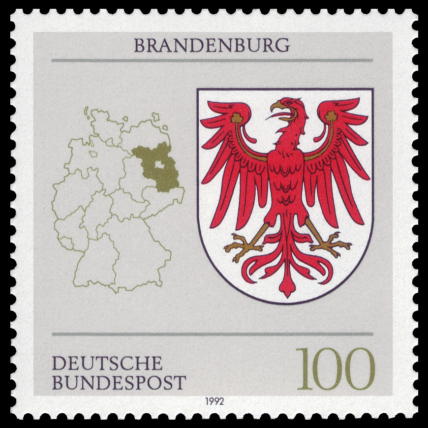 Wappen der 16 Länder der Bundesrepublik Deutschland - Brandenburg