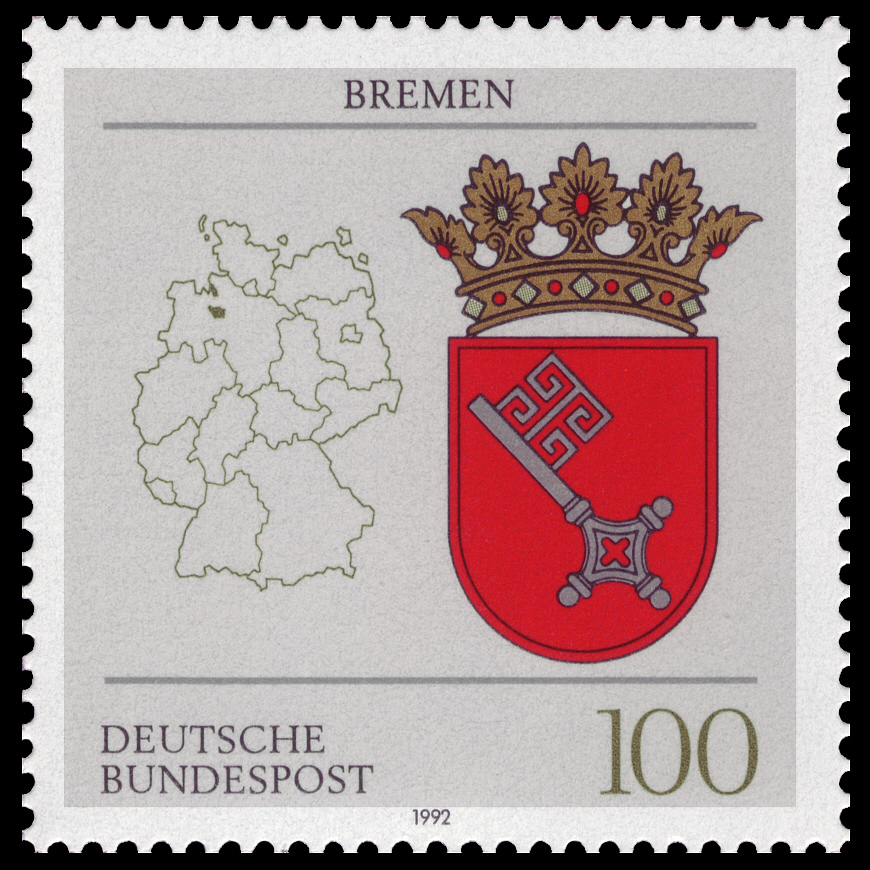 Wappen der 16 Länder der Bundesrepublik Deutschland - Bremen