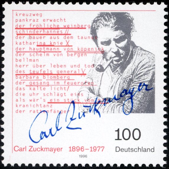 100. Geburtstag von Carl Zuckmayer