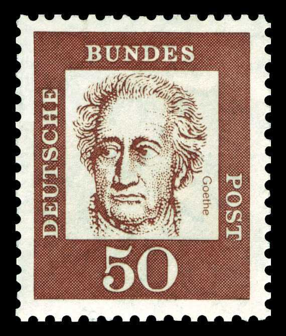 Serie Bedeutende Deutsche - Johann Wolfgang von Goethe
