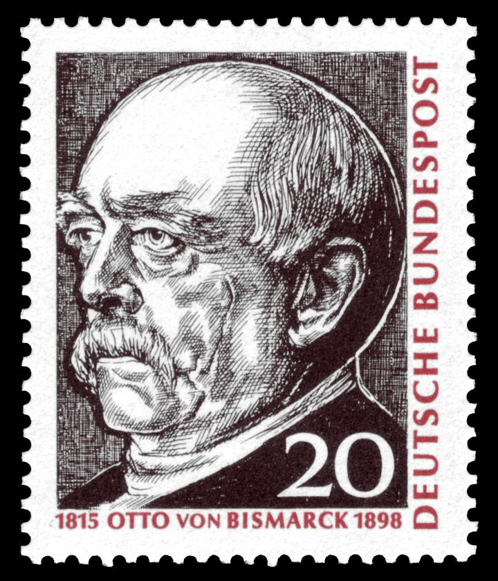 Gedenkmarke zum 150 Geburtstag von Otto von Bismarck (1815 - 1898)