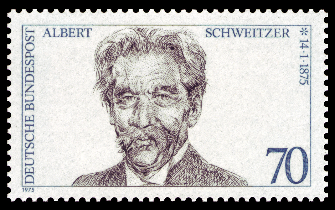 100. Geburtstag von Albert Schweitzer (1875–1965)