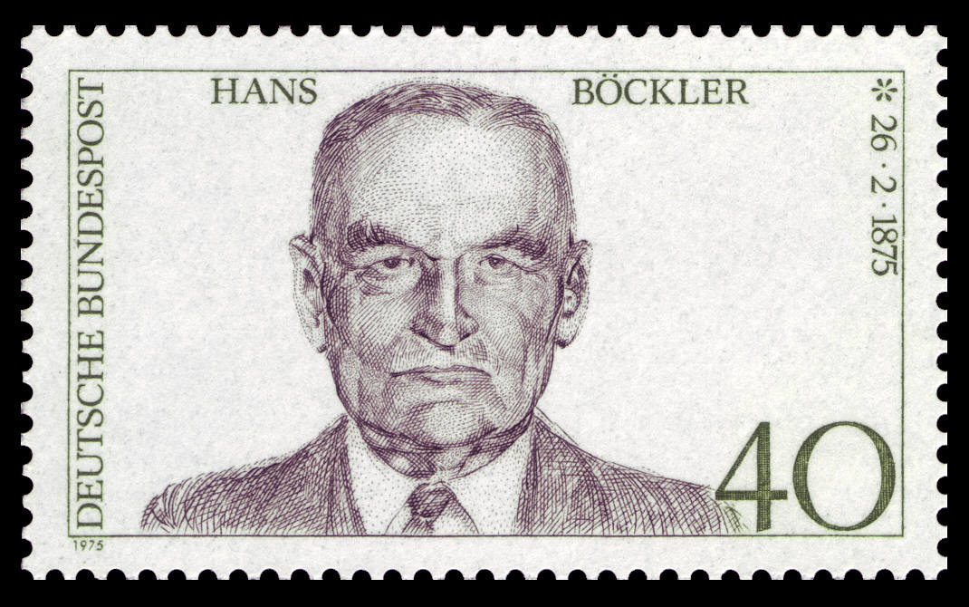 100. Geburtstag von Hans Böckler (1875–1951)