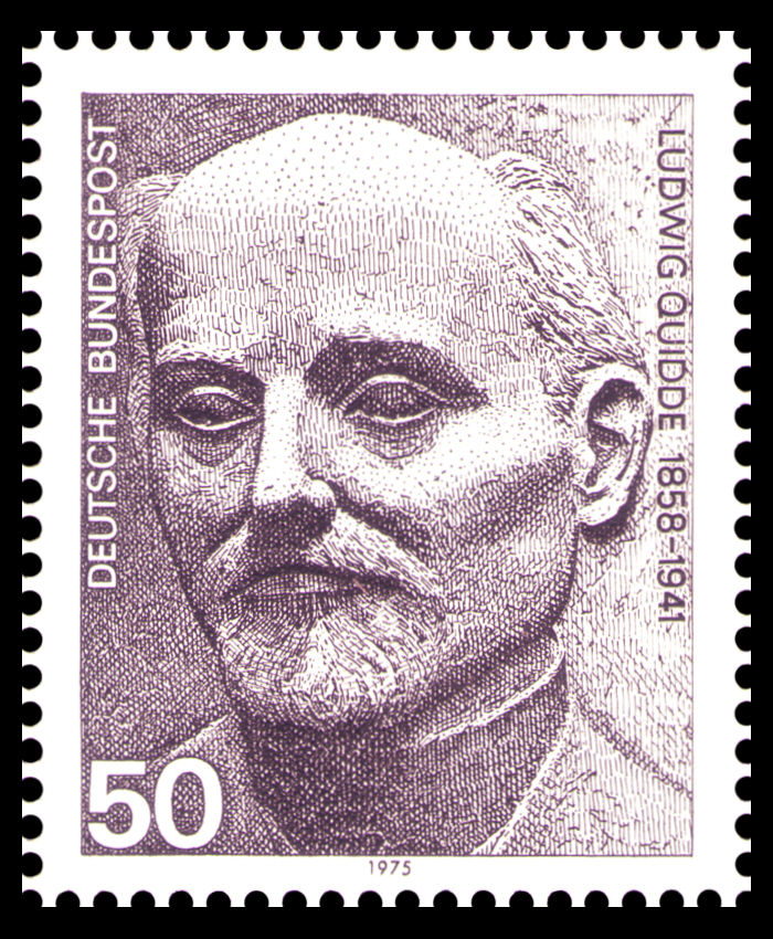 Friedensnobelpreisträger, Ludwig Quidde (1858 - 1941)