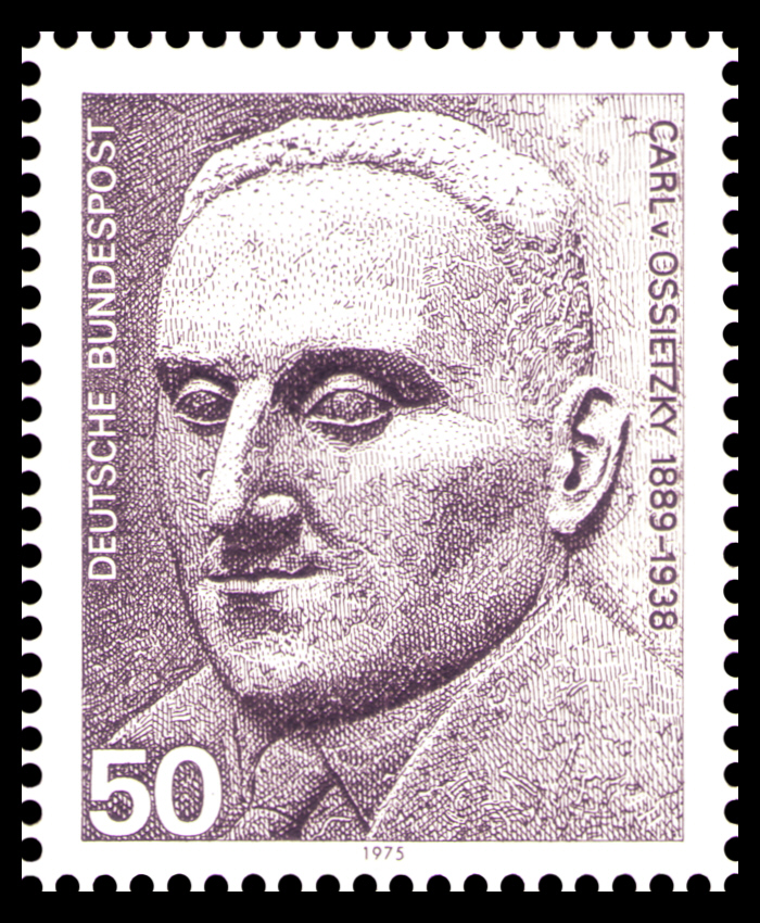Friedensnobelpreisträger, Carl von Ossietzky (1889 - 1938)