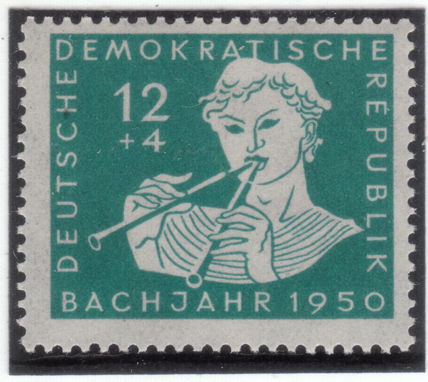 200. Todestag von Johann Sebastian Bach - Hirtenknabe aus der Antike mit einer Doppelflöte