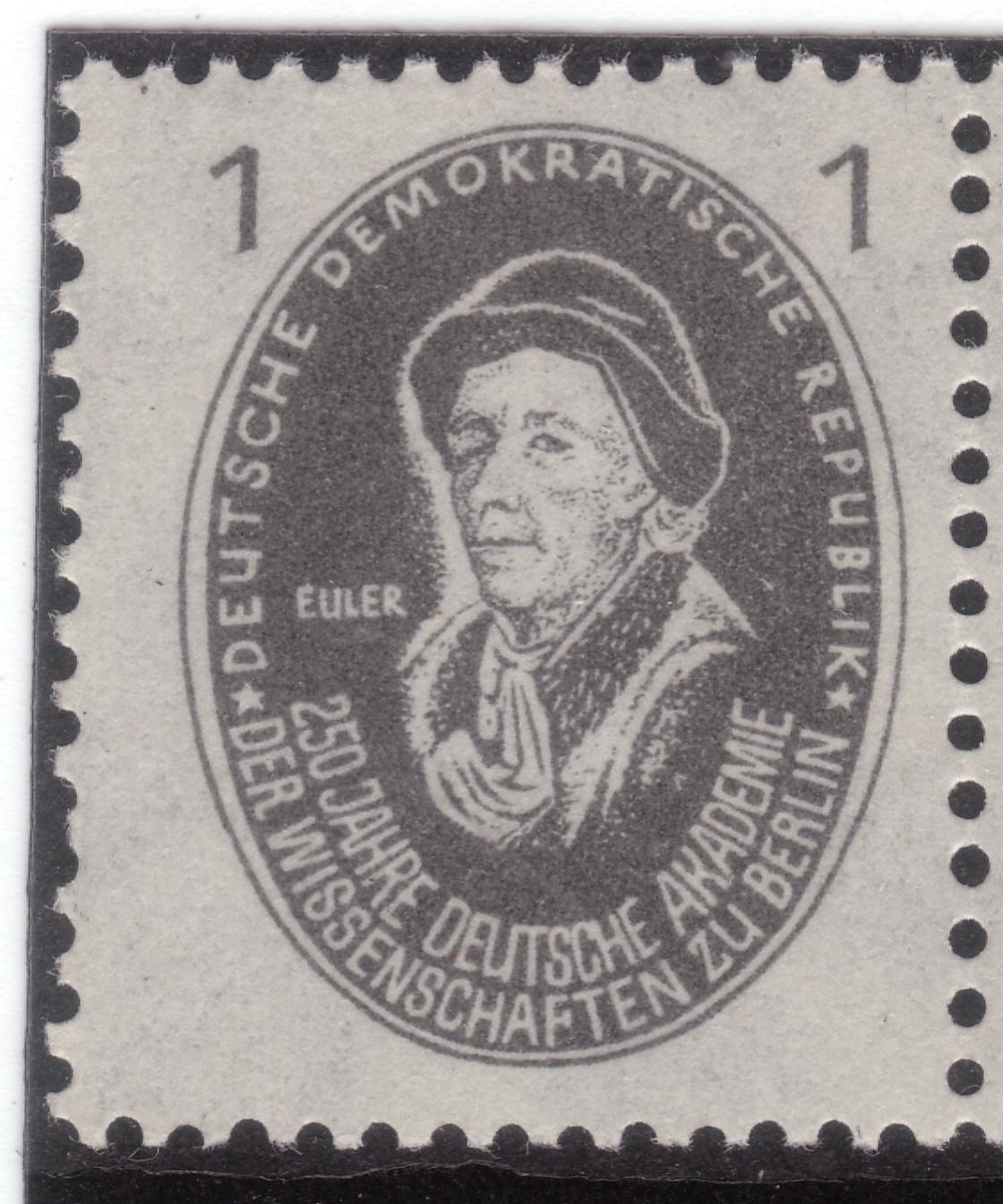 250 Jahre Deutsche Akademie der Wissenschaften zu Berlin - Mathematiker Leonhard Euler