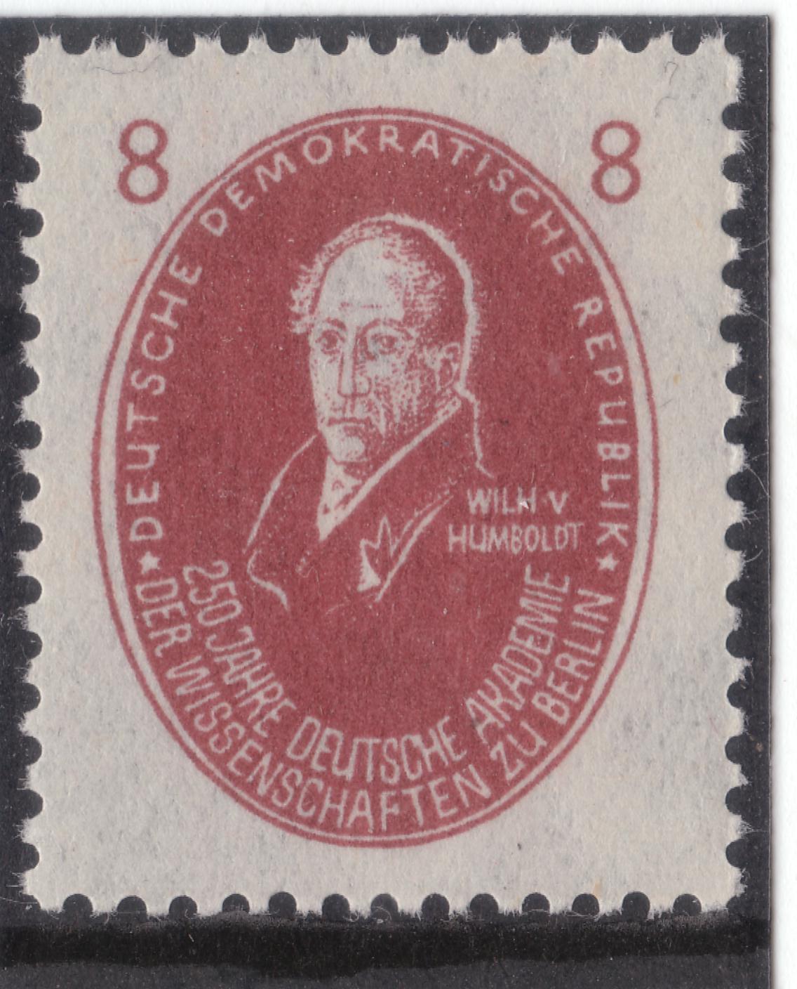 250 Jahre Deutsche Akademie der Wissenschaften zu Berlin - Staats - und Kulturwissenschaftler Wilhelm von Humboldt