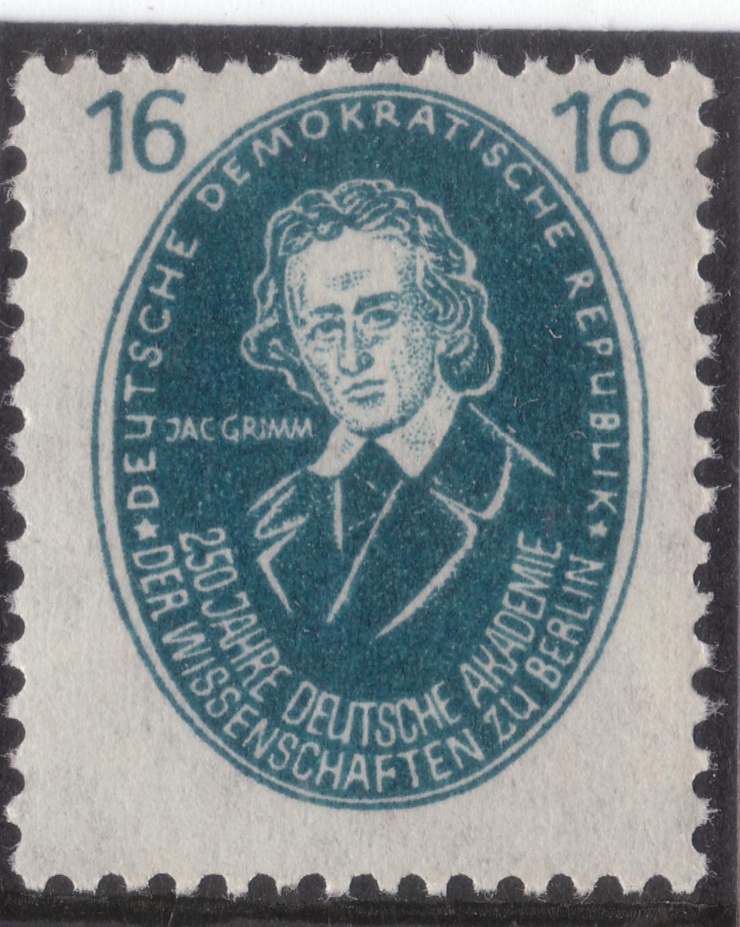 250 Jahre Deutsche Akademie der Wissenschaften zu Berlin - Philologe Jacob Grimm