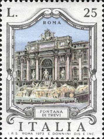 Fontana di Trevi, a Roma