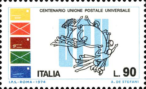 Centenario dell´unione postale universale