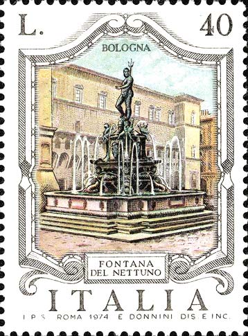 Fontana del Nettuno, a Bologna