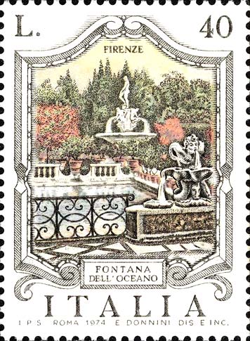 Fontana dell´oceano, a Firenze