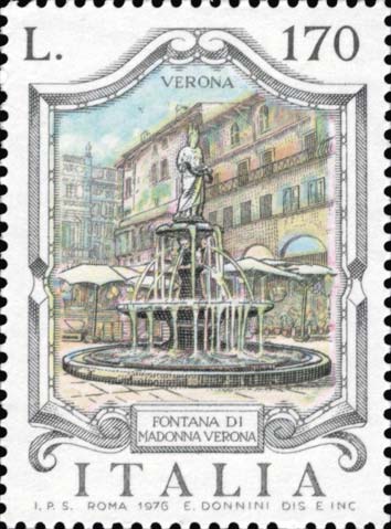 Fontana di piazza delle erbe, a Verona