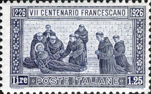 7º centenario della morte di san Francesco - Morte di san Francesco d´Assisi