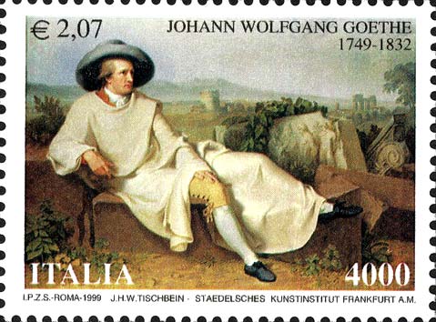 250º anniversario della nascita di Johann Wolfgang Goethe