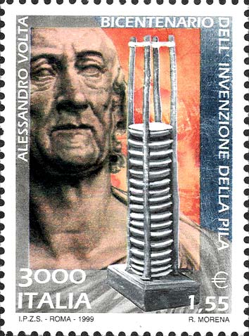 Bicentenario dell´invenzione della pila ad opera di Alessandro Volta