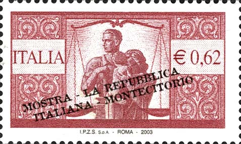 Mostra filatelica - la repubblica italiana nei francobolli