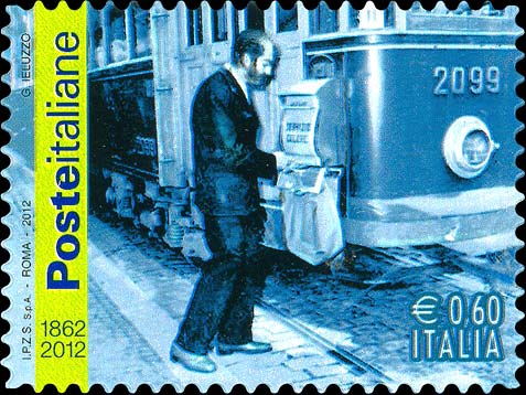 Cassetta postale su tram