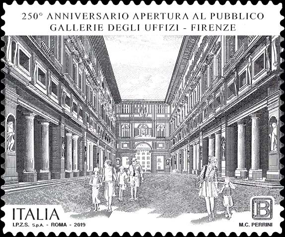 250º anniversario della apertura al pubblico delle gallerie degli Uffizi