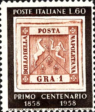 Centenario del primo francobollo del regno di Napoli