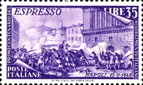 Centenario del Risorgimento - Moti di Napoli