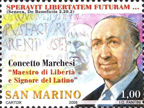 130º anniversario della nascita di Concetto Marchesi, latinista
