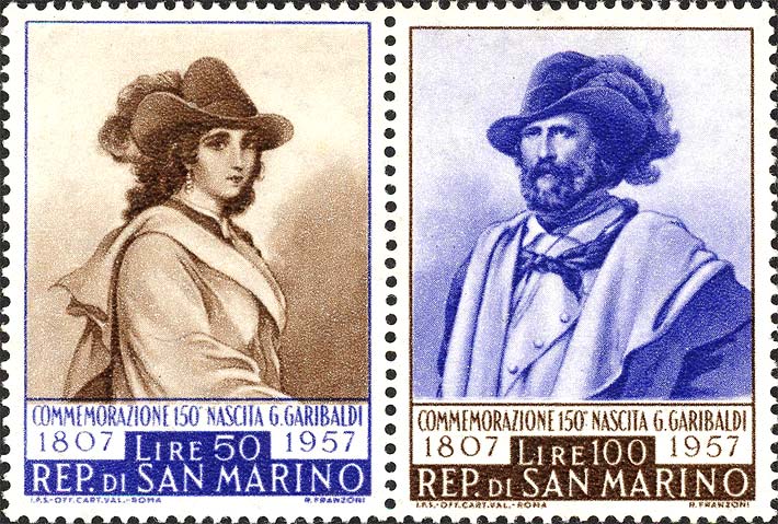 Anita e Giuseppe Garibaldi