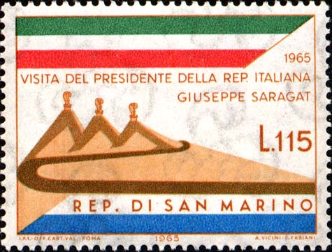 Visita del presidente Saragat a San Marino