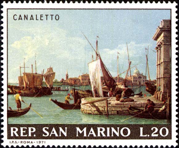 Punta dogana, opera di Canaletto
