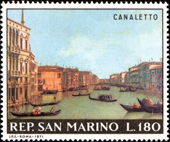 Canal grande, opera di Canaletto