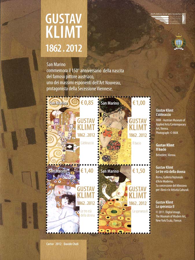 150º anniversario della nascita di Gustav Klimt