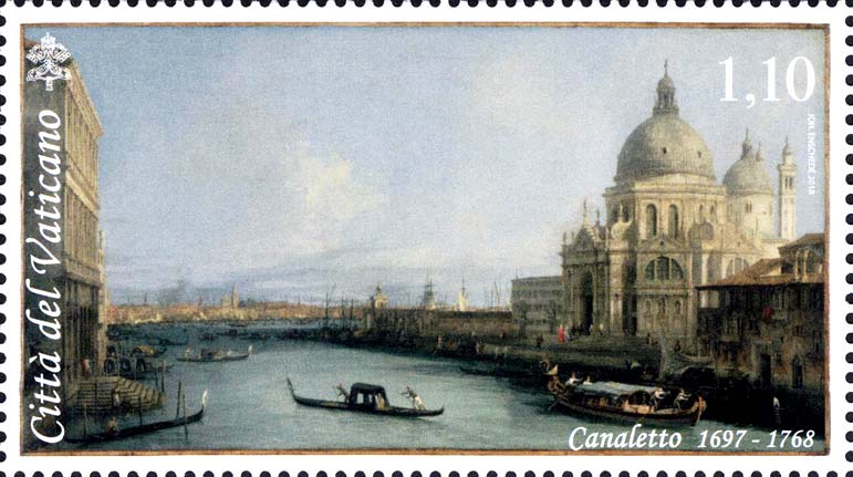S. Maria della Salute vista dal Canal Grande, opera del Canaletto