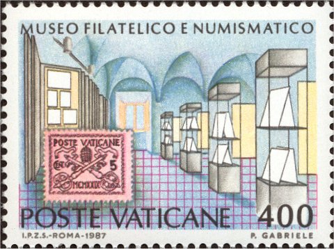 Inaugurazione del museo filatelico e numismatico della Città del Vaticano