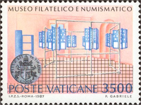 Inaugurazione del museo filatelico e numismatico della Città del Vaticano