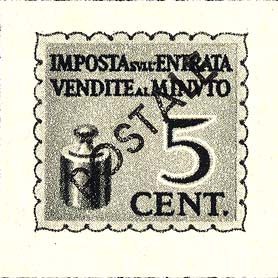 Marche da bollo sovrastampate POSTALE - Peso