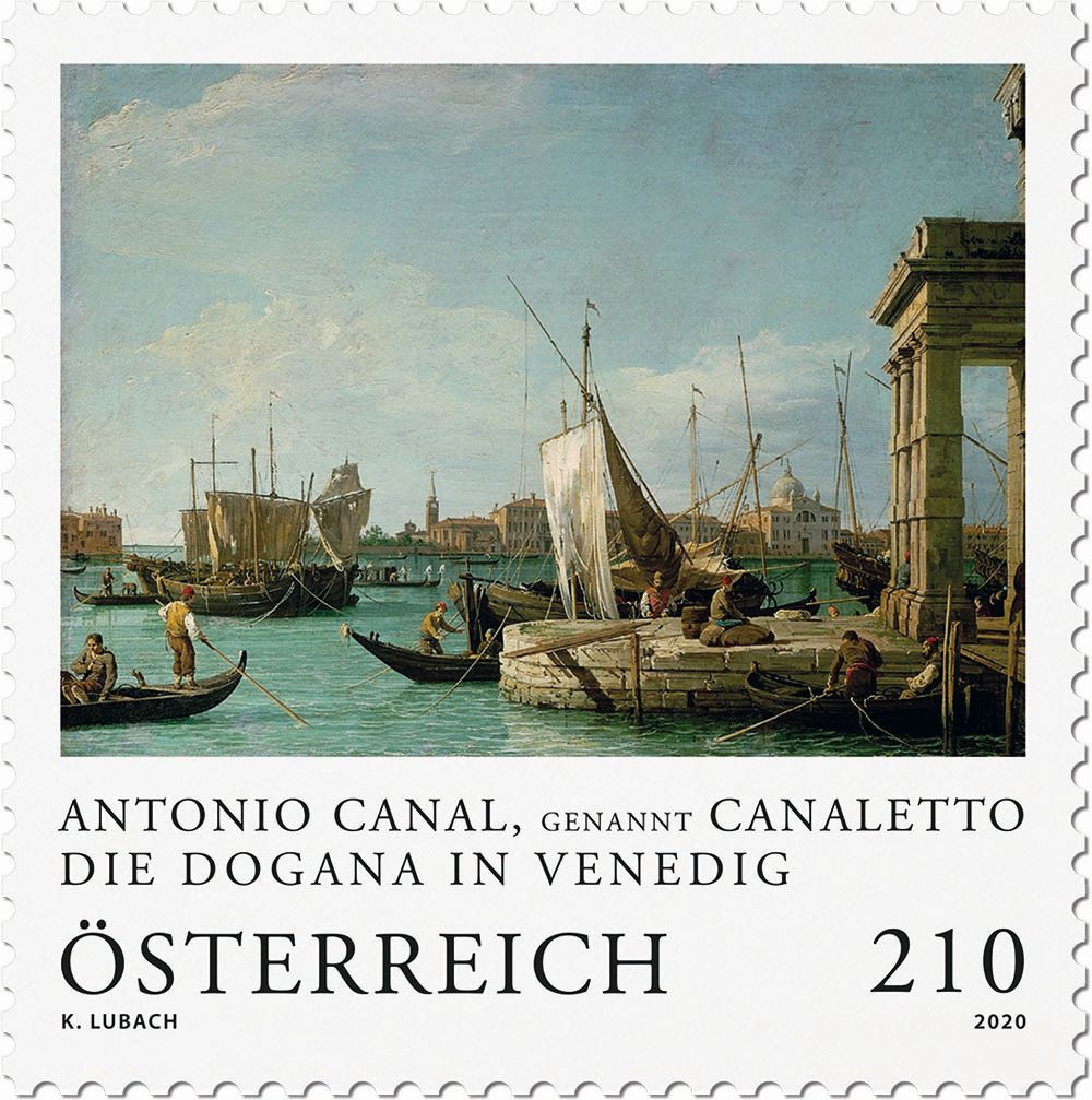 Antonio Canal, gen. Canaletto - Die Dogana in Venedig