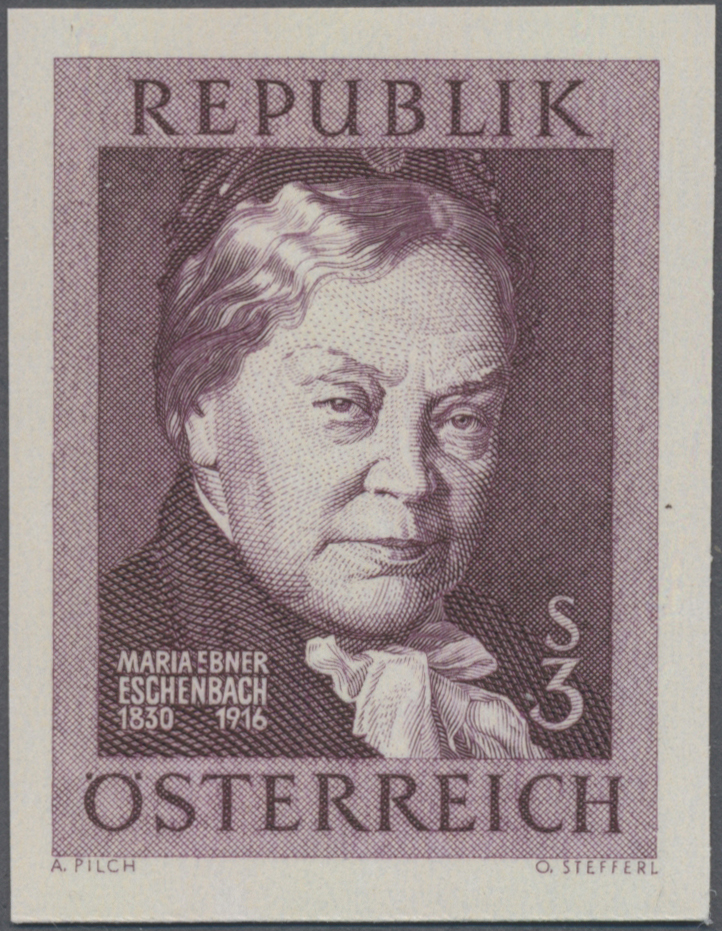 1966, 3 S, 50. Todestag von Maria von Ebner - Eschenbach, Dichterin