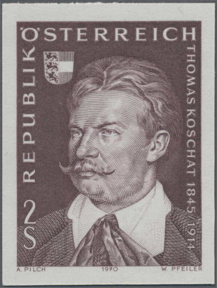 1970, 2 S, 125. Geburtstag von Thomas Koschat, Liederkomponist aus Kärnten