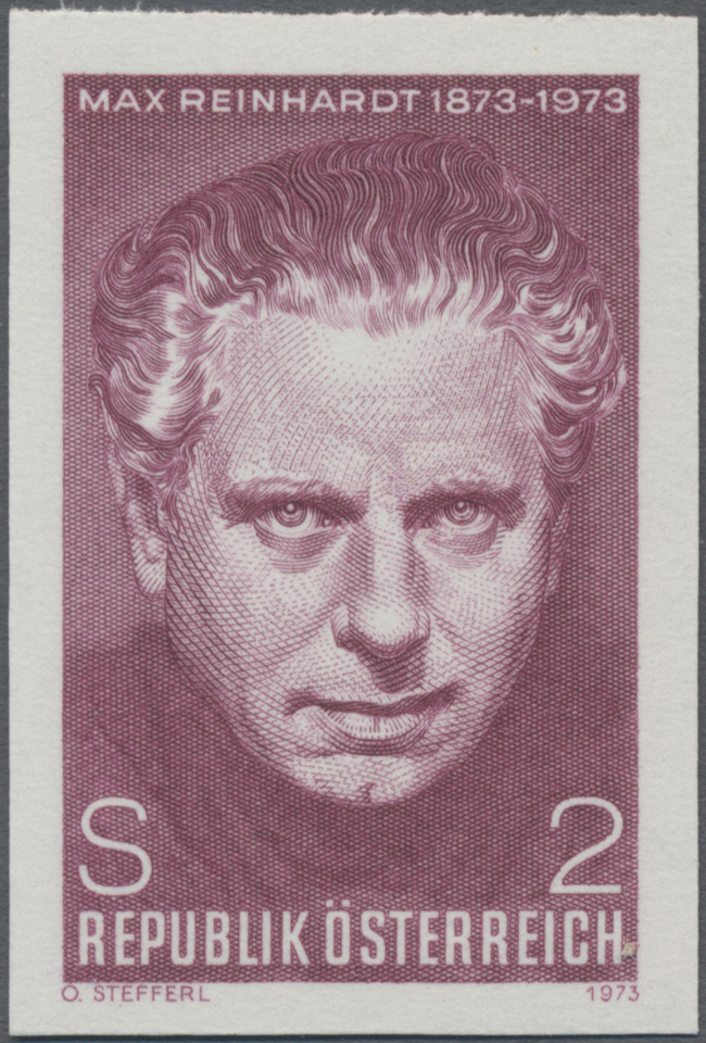 1973, 2 S, 00. Geburtstag von Max Reinhardt, Theaterregisseur