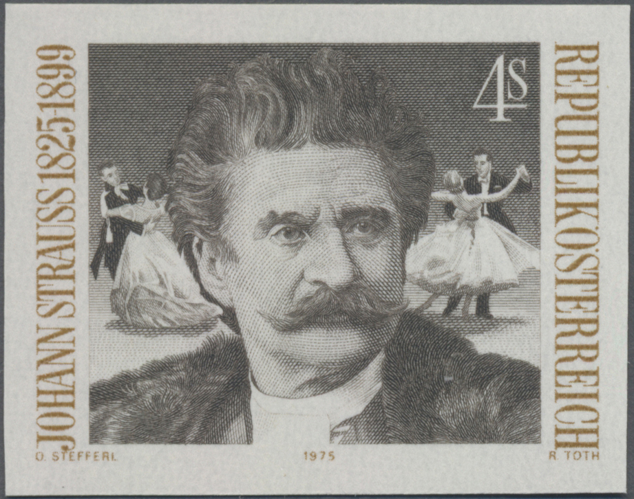 1975, 4 S, 150. Geburtstag Johann Strauss Sohn