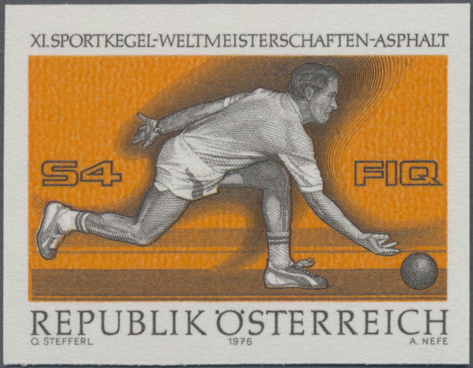 1976, 4 S, XI. Sportkegel Weltmeisterschaft