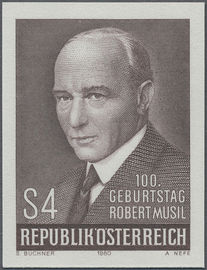 1980, 4 S, 100. Geburtstag von Robert Musil, Dichter