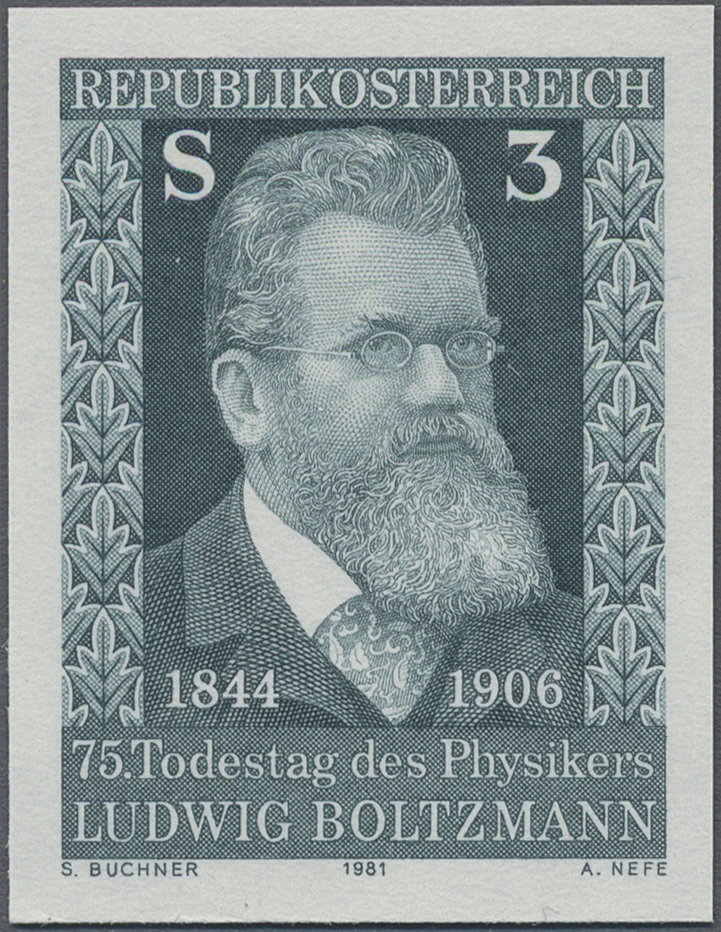 1981, 4 S, 75. Todestag von Ludwig Boltzmann - Physiker