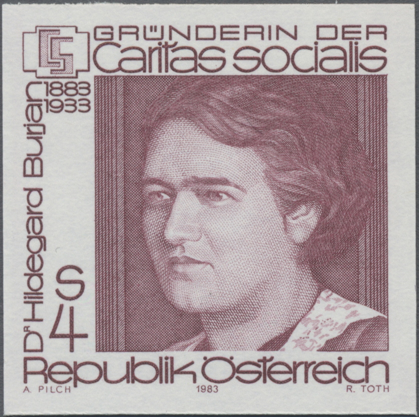 1983, 4 S, 100. Geburtstag von Hildegard Burjan, Gründerin der Schwesternschaft Caritas socialis