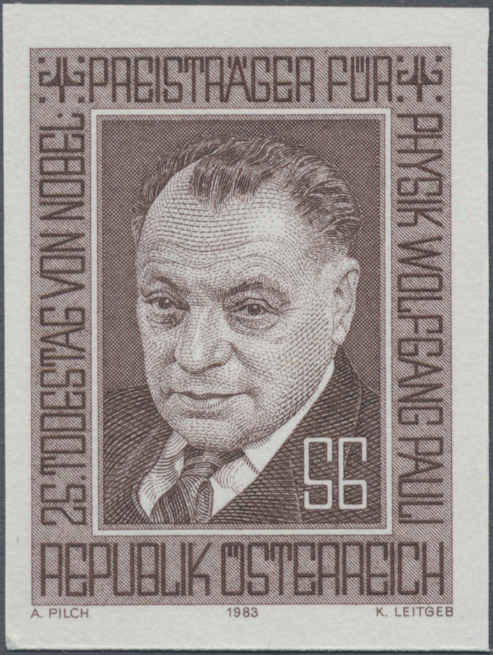 1983, 6 S, 25. Todestag von Wolfgang Pauli - Physiker, Nobelpreis 1945