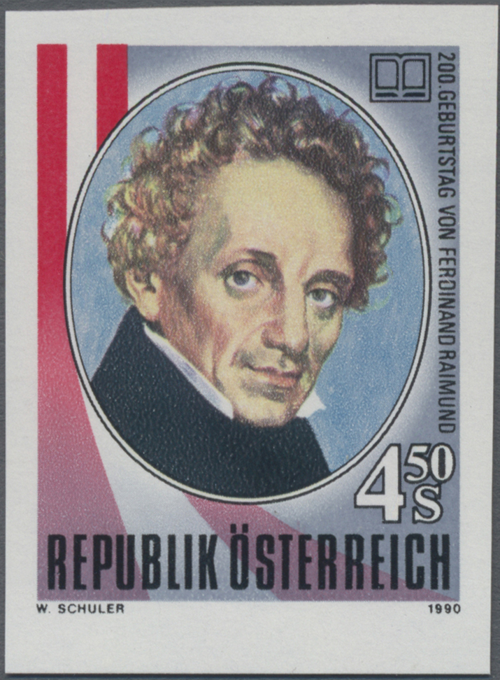 1990, 4, 50 S, 200. Geburtstag von Ferdinand Raimund, Schriftsteller, Schauspieler